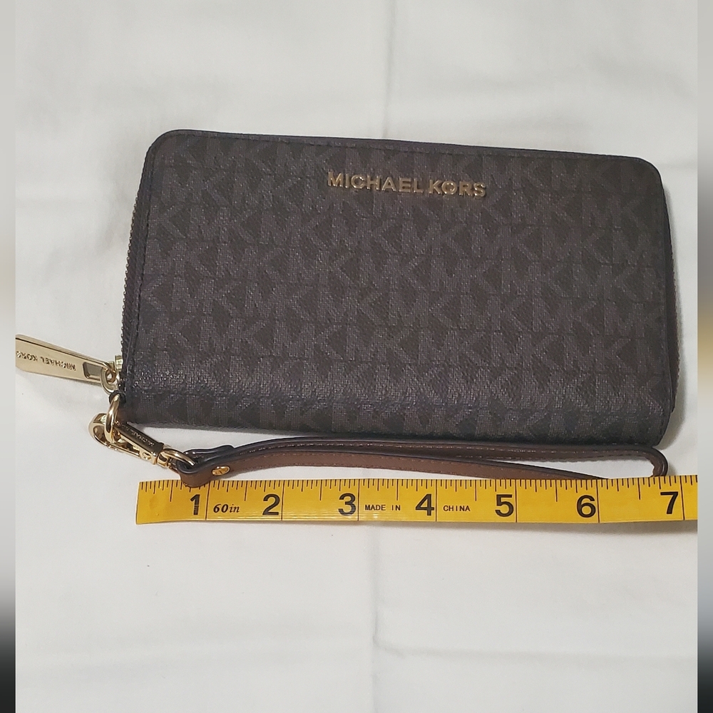 Michael Kors Dark Brown Key & Card Holder